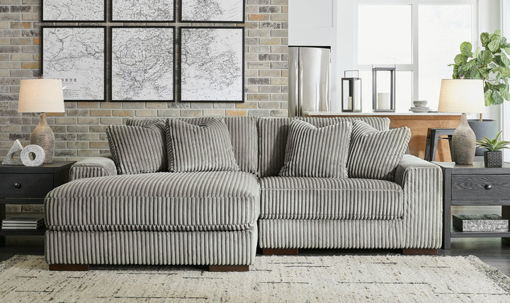 Modern Heritage Lindyn 2 Piece Fabric Sectional Sofa with Chaise Option-Jennifer Furniture