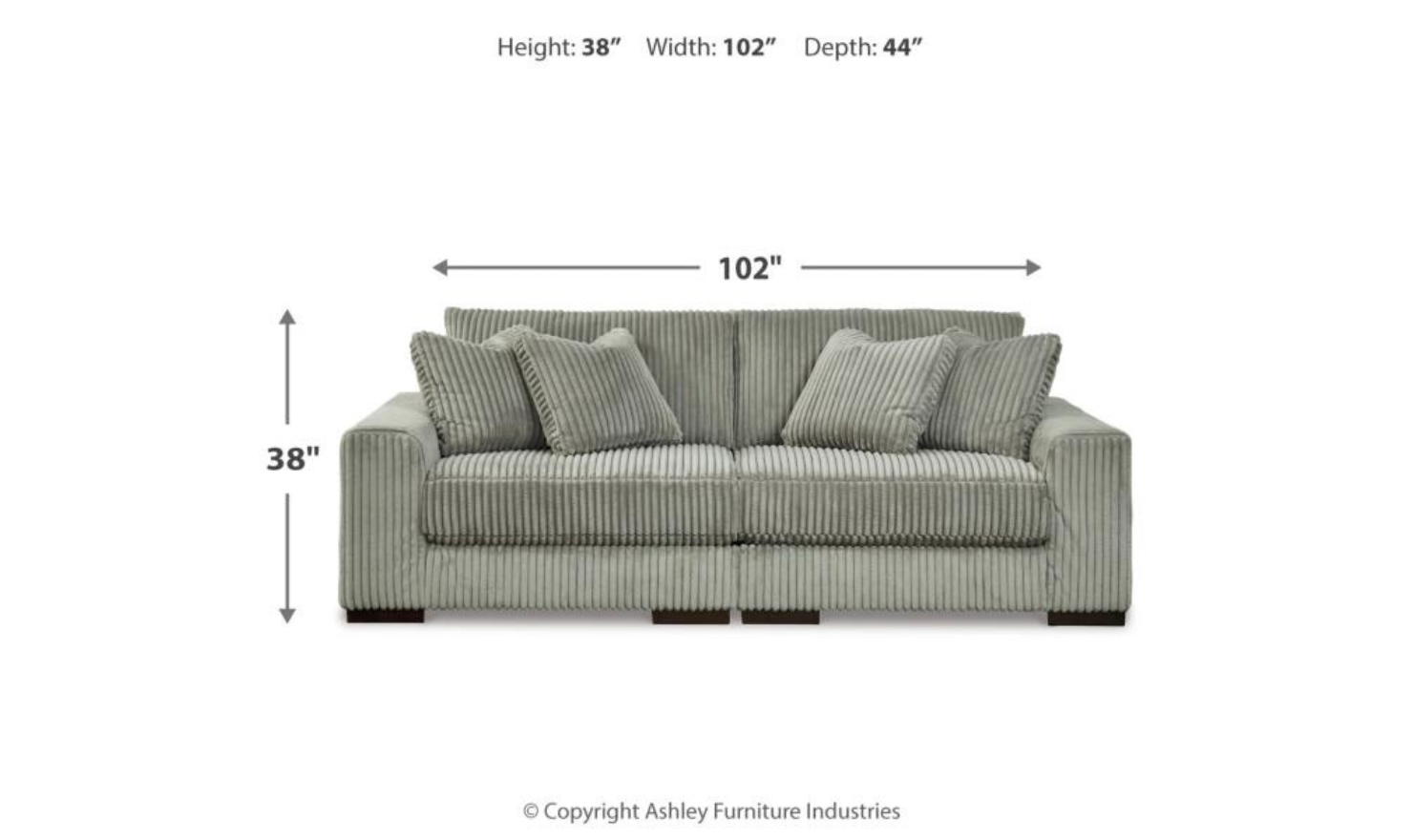 Modern Heritage Lindyn 2 Piece Fabric Sectional Sofa with Chaise Option