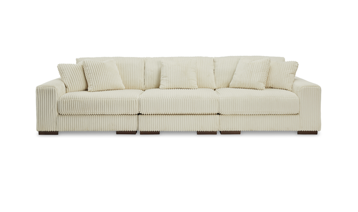 Modern Heritage Lindyn 3-Piece Stationary Fabric Sectional Sofa