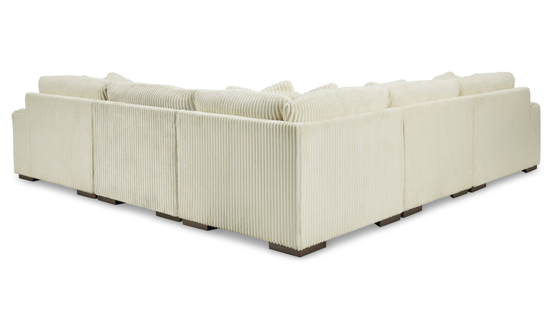 Modern Heritage Lindyn 5 Pieces Fabric Sectional With Chaise-Jennifer Furniture