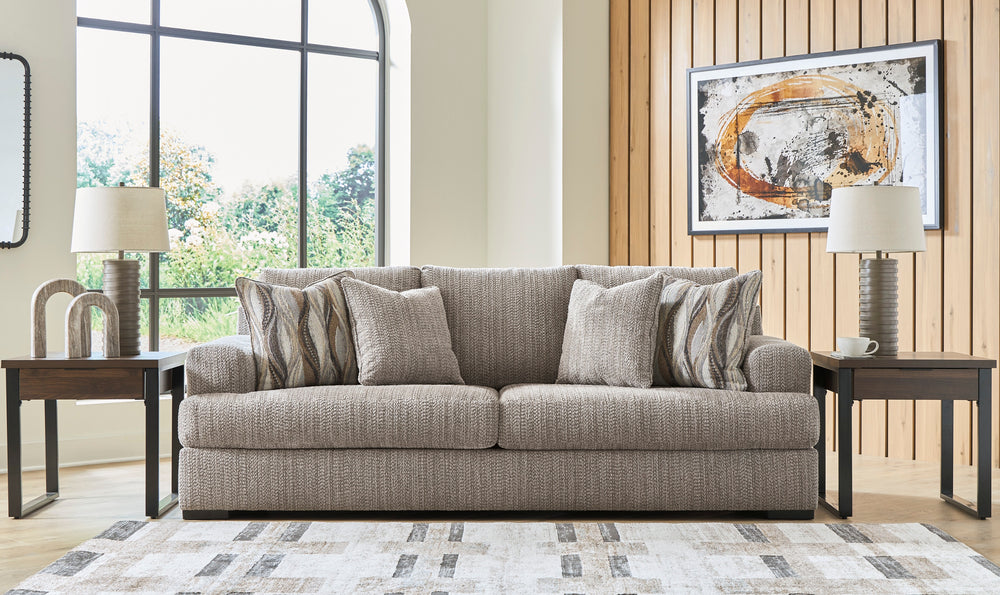 Modern Heritage Lofwood 3-Seater Fabric Upholstered Sofa-Jennifer