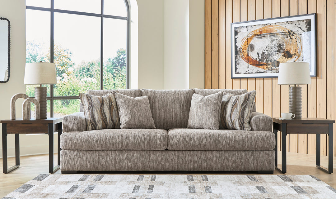 Modern Heritage Lofwood 3-Seater Fabric Upholstered Sofa-Jennifer