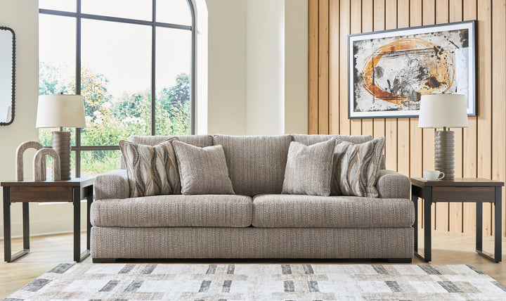 Modern Heritage Lofwood 3-Seater Fabric Upholstered Sofa-Jennifer