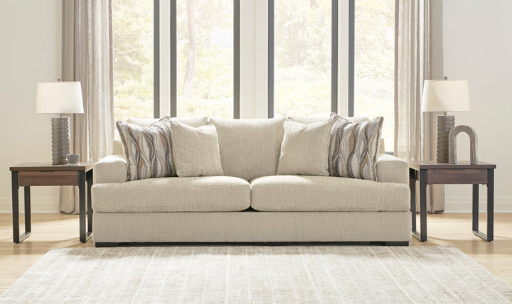 Modern Heritage Lofwood 3-Seater Fabric Upholstered Sofa-Jennifer