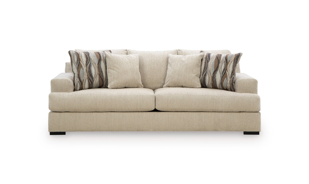 Modern Heritage Lofwood 3-Seater Fabric Upholstered Sofa-Jennifer