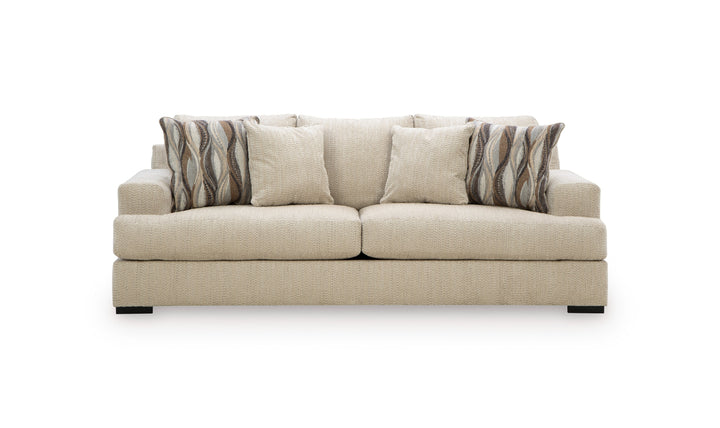 Modern Heritage Lofwood 3-Seater Fabric Upholstered Sofa-Jennifer