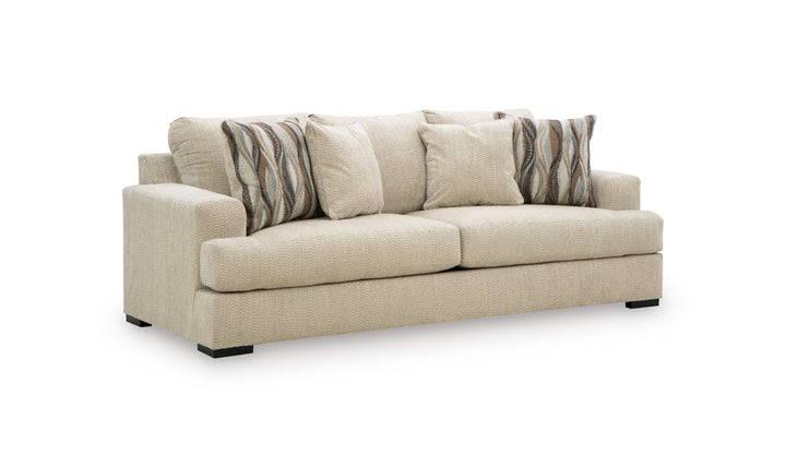 Modern Heritage Lofwood 3-Seater Fabric Upholstered Sofa-Jennifer