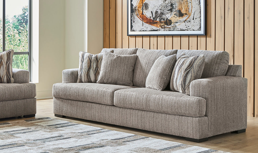 Modern Heritage Lofwood 3-Seater Fabric Upholstered Sofa-Jennifer