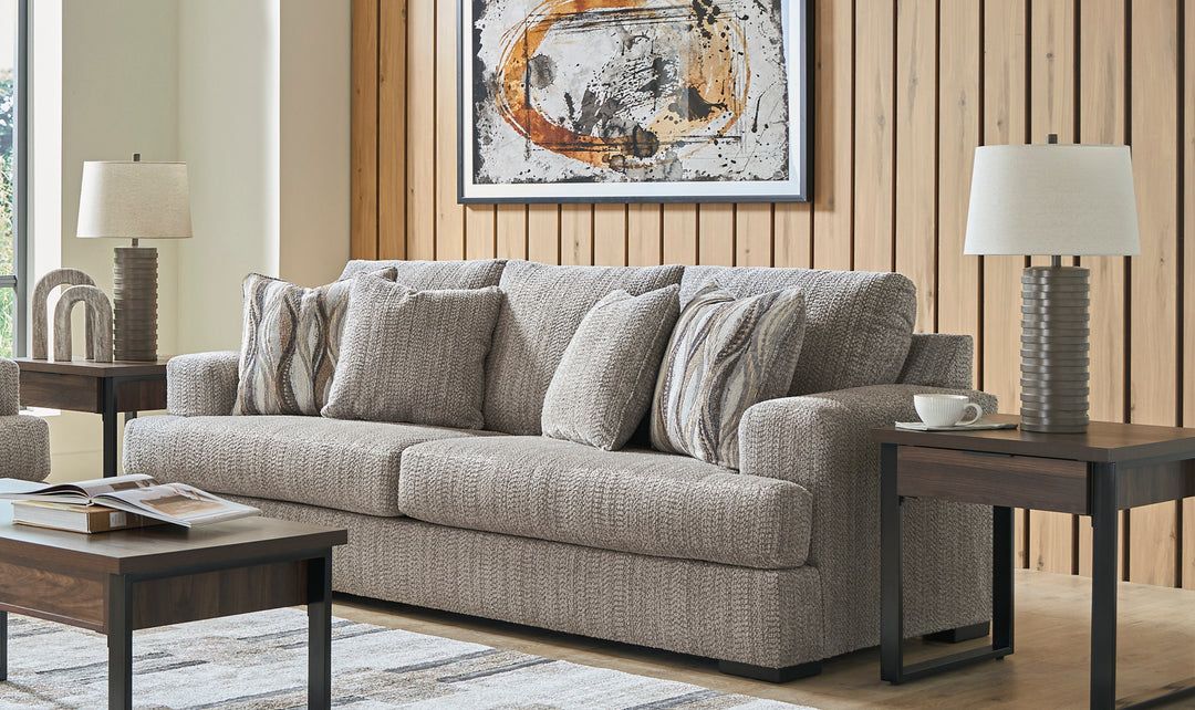 Modern Heritage Lofwood 3-Seater Fabric Upholstered Sofa-Jennifer
