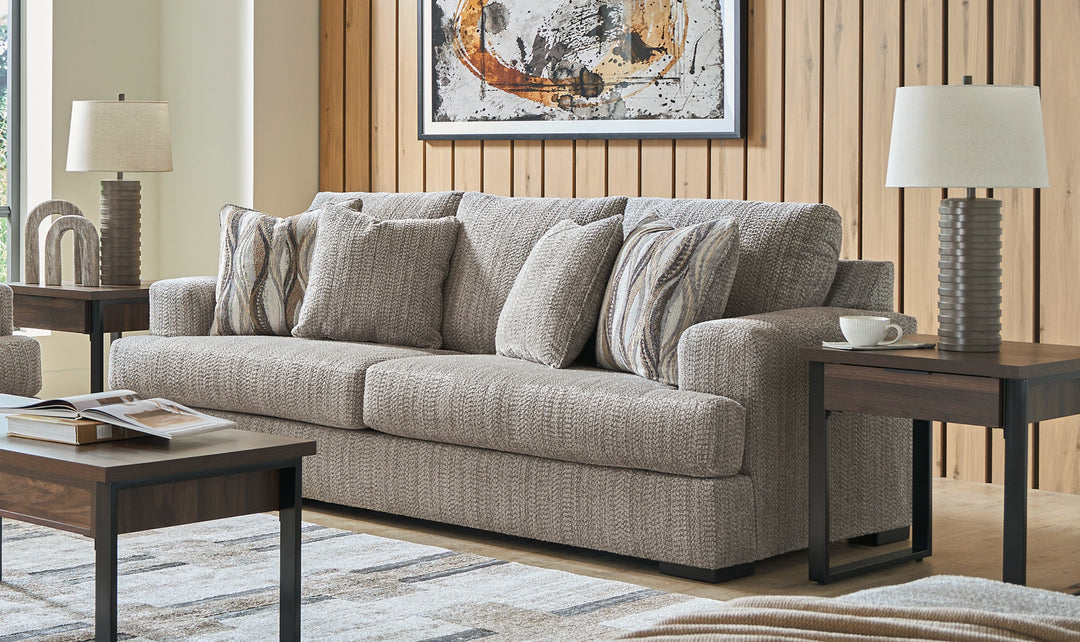 Modern Heritage Lofwood 3-Seater Fabric Upholstered Sofa-Jennifer