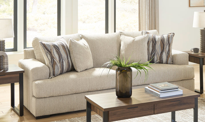 Modern Heritage Lofwood 3-Seater Fabric Upholstered Sofa-Jennifer