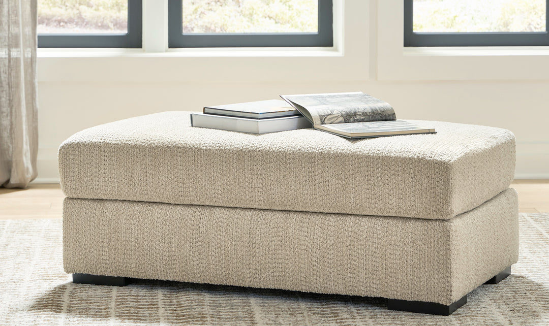 Modern Heritage Lofwood Fabric Ottoman