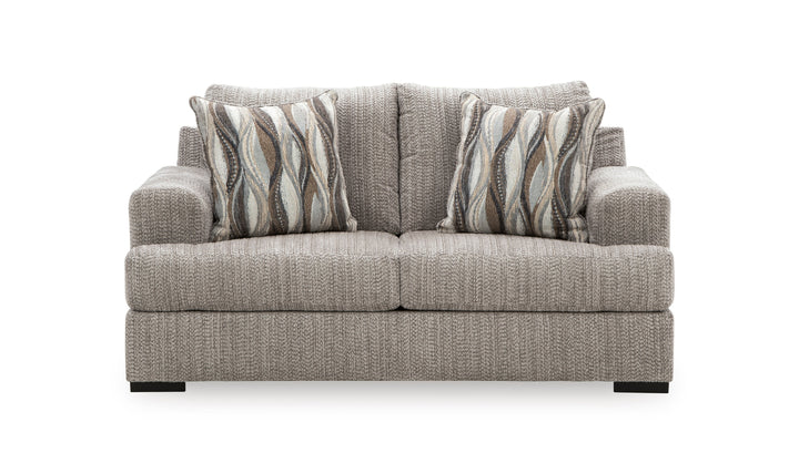 Modern Heritage Lofwood Fabric Upholstered Loveseat-Jennifer