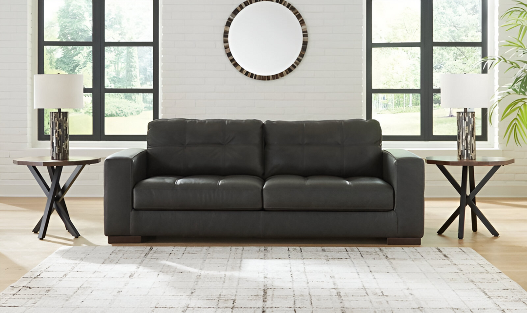 Modern Heritage Luigi 2-Seater Leather Sofa – Jennifer Furniture Modern Heritage Luigi 2-Seater Leather Sofa – Jennifer Furniture