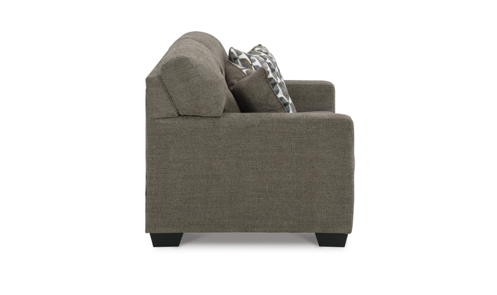 Modern Heritage Mahoney 2-Seater Fabric Full Sofa Sleeper With Accent Pillows
