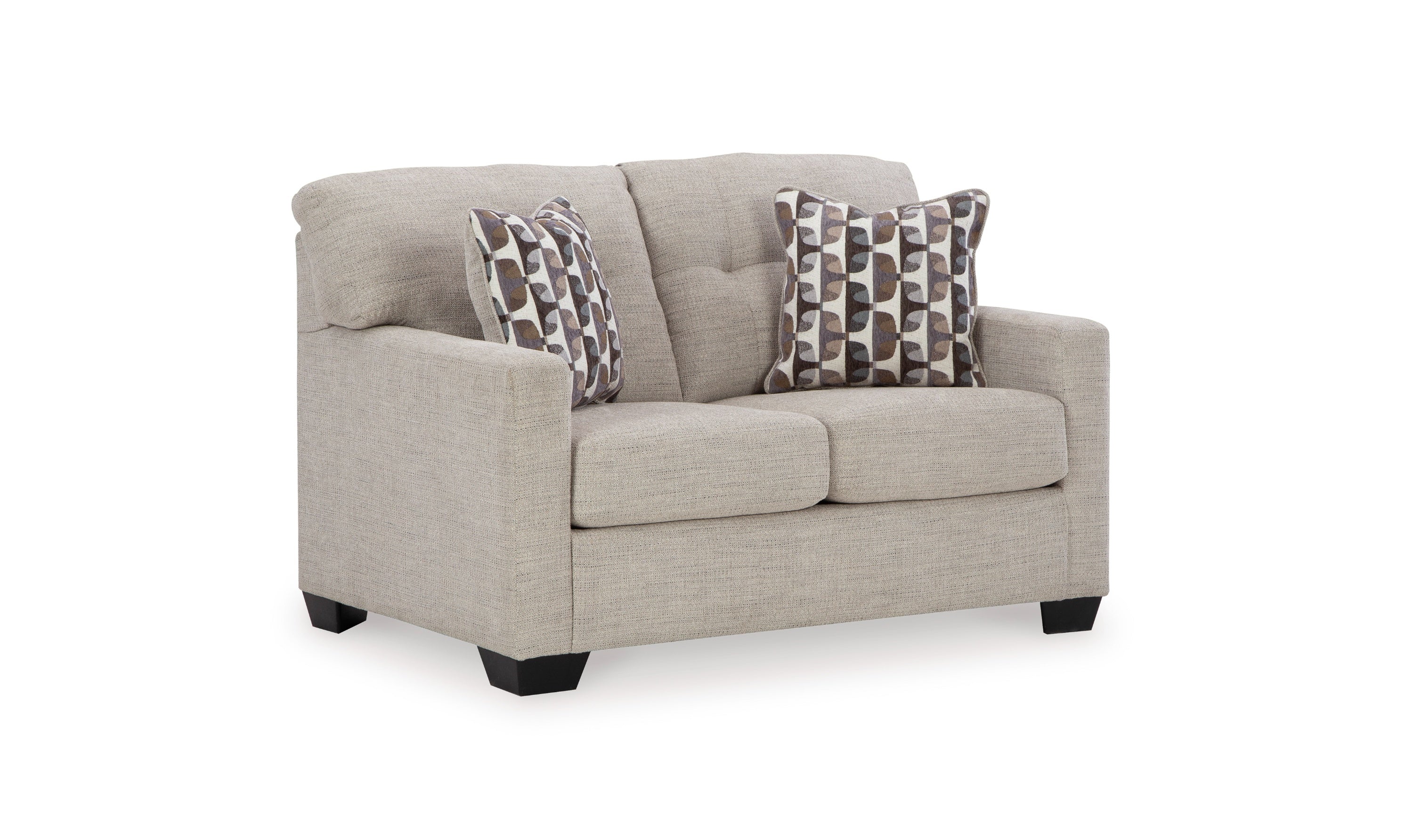 Modern Heritage Mahoney Fabric Loveseat-Jennifer Furniture