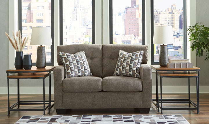 Modern Heritage Mahoney Fabric Loveseat-Jennifer Furniture