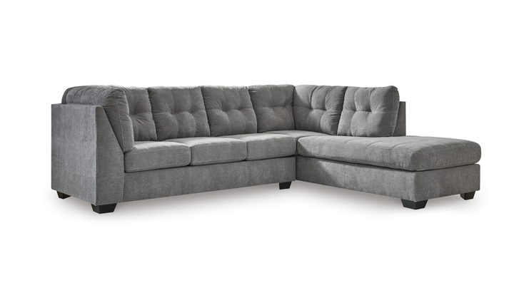 Modern Heritage Marleton 2-Piece Fabric Full Sleeper Sectional with Chaise