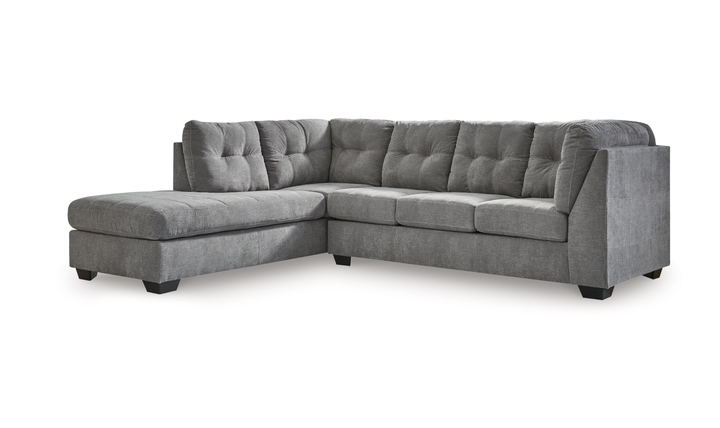 Modern Heritage Marleton 2-Piece Fabric Full Sleeper Sectional with Chaise