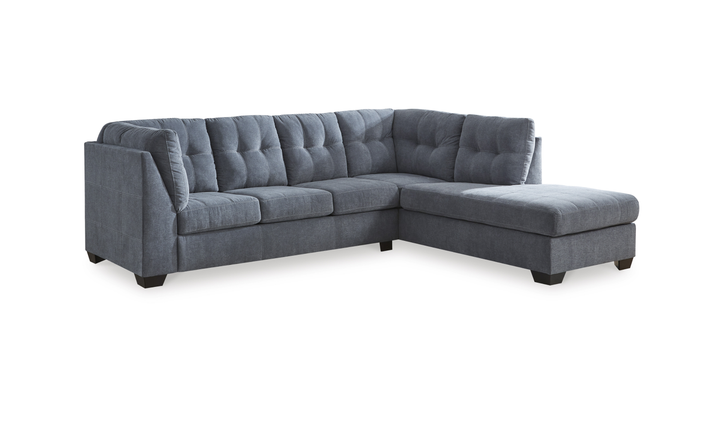 Modern Heritage Marleton 2-Piece Fabric Full Sleeper Sectional with Chaise