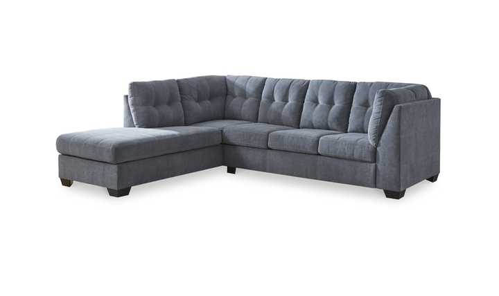 Modern Heritage Marleton 2-Piece Fabric Full Sleeper Sectional with Chaise