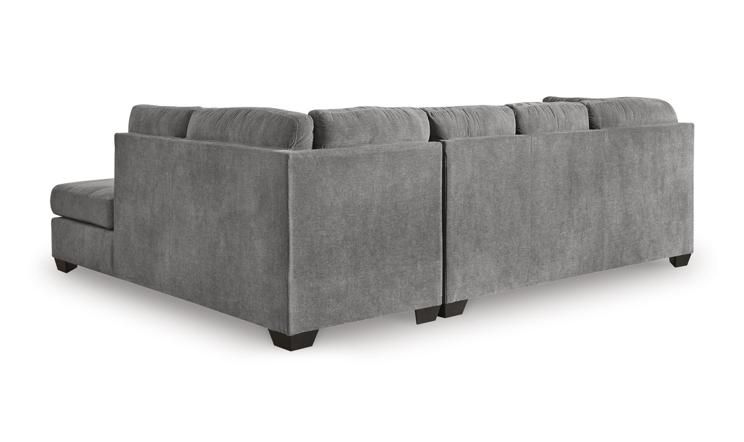Modern Heritage Marleton 2-Piece Tufted Fabric Sectional with Chaise - Jennifer Furniture
