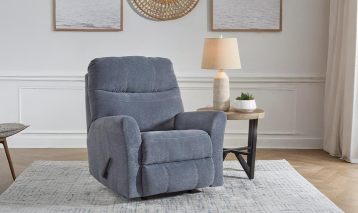 Modern Heritage Marleton Rocker Recliner with One-Pull Reclining Mechanism