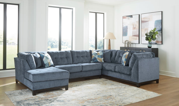 Modern Heritage Maxon Place 3-Piece Sectional with Chaise-Jennifer Furniture