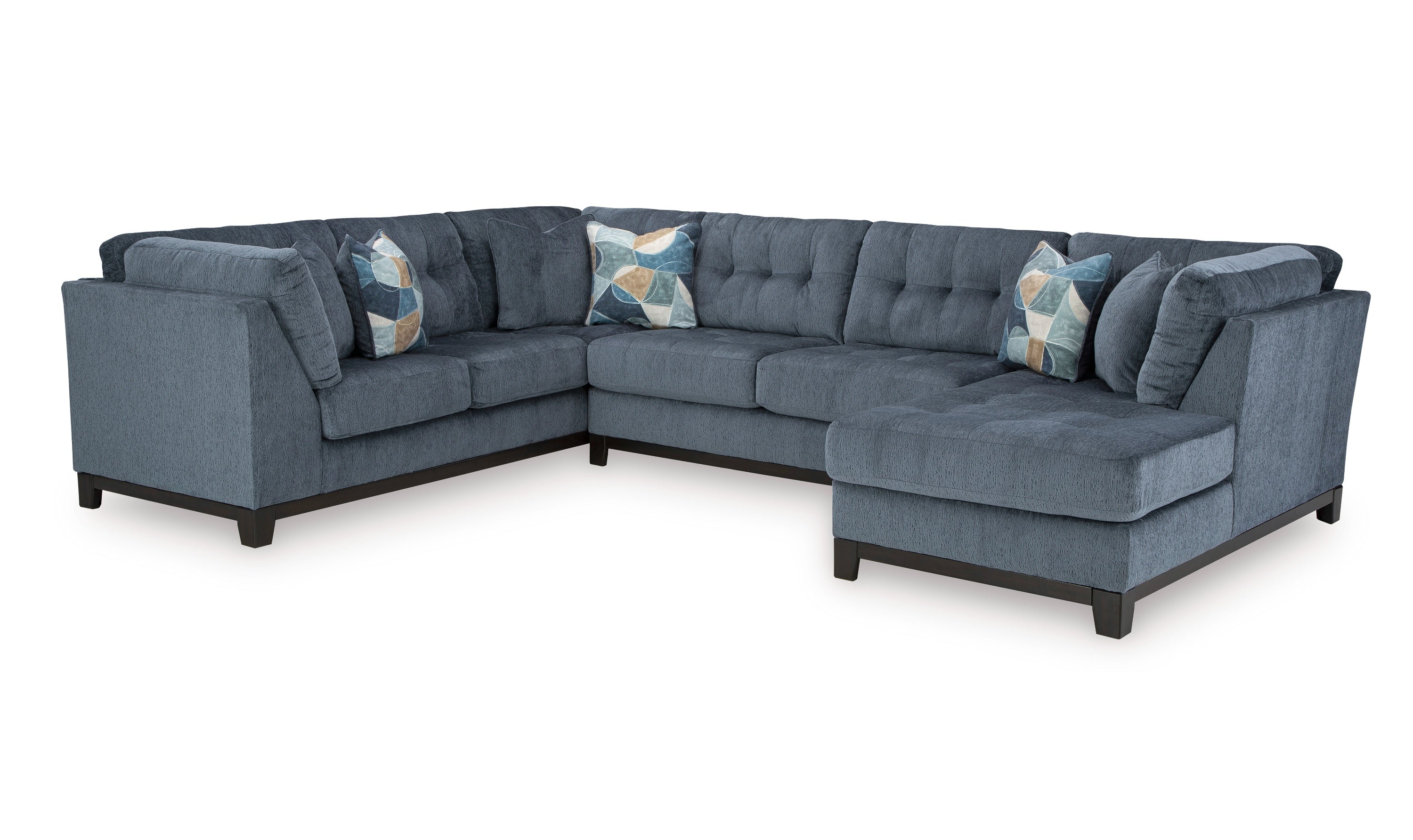 Modern Heritage Maxon Place 3-Piece Sectional with Chaise-Jennifer Furniture
