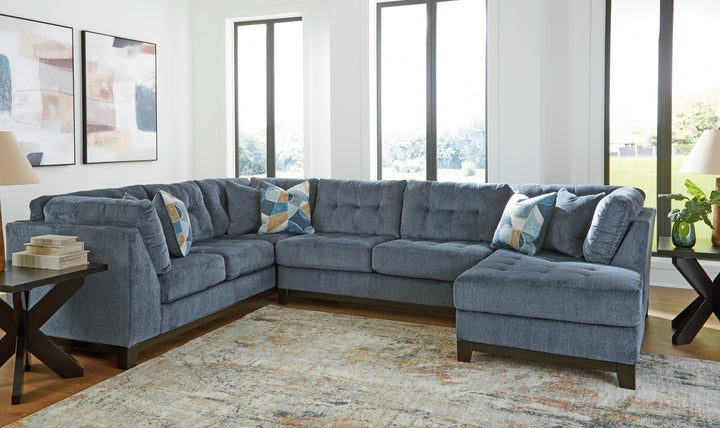 Modern Heritage Maxon Place 3-Piece Sectional with Chaise-Jennifer Furniture