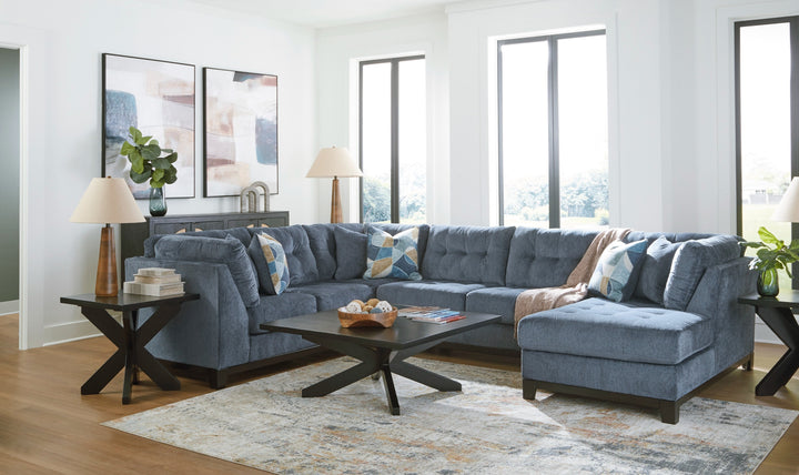 Modern Heritage Maxon Place 3-Piece Sectional with Chaise-Jennifer Furniture