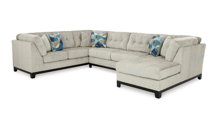 Modern Heritage Maxon Place 3-Piece Sectional with Chaise-Jennifer Furniture