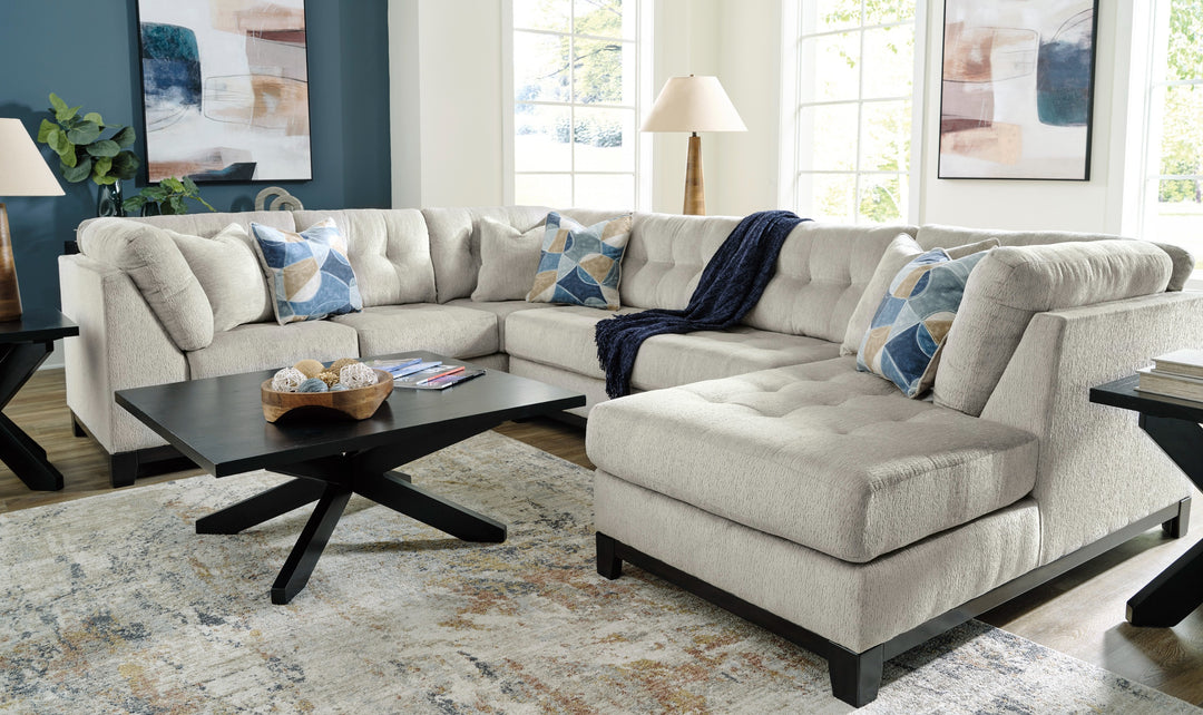 Modern Heritage Maxon Place 3-Piece Sectional with Chaise-Jennifer Furniture