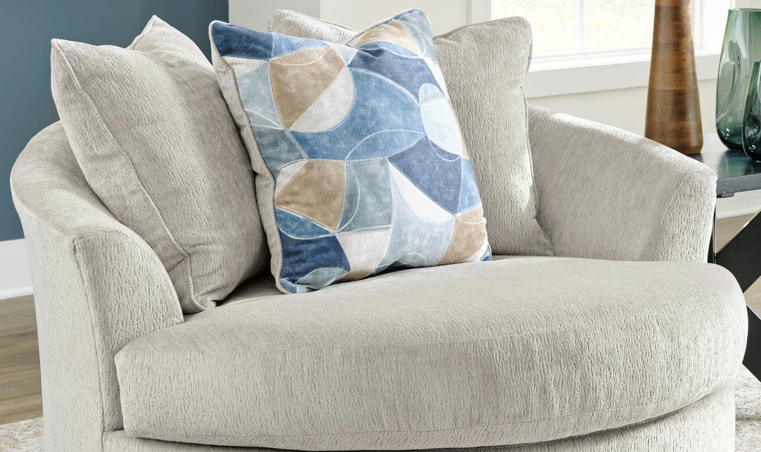Modern Heritage Maxon Place Oversized Swivel Accent Chair-Jennifer Furniture