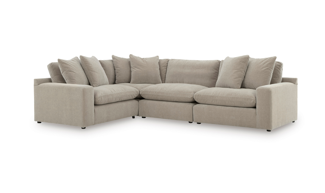 Modern Heritage Maxton Heights 4-Piece Sectional Sofa-Jennifer