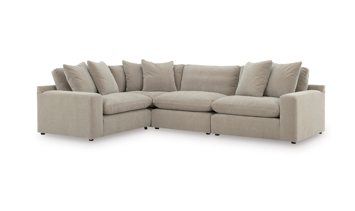 Modern Heritage Maxton Heights 4-Piece Sectional Sofa-Jennifer
