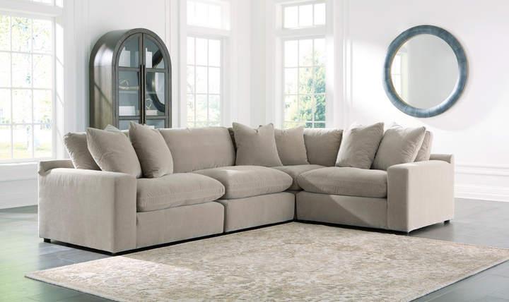 Modern Heritage Maxton Heights 4-Piece Sectional Sofa-Jennifer