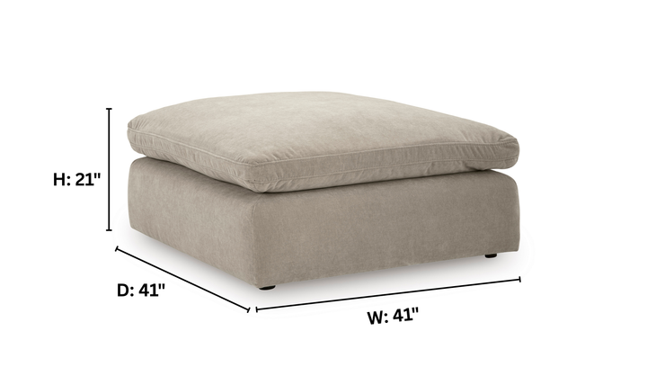 Modern Heritage Maxton Heights Oversized Accent Ottoman-JenniferFurniture