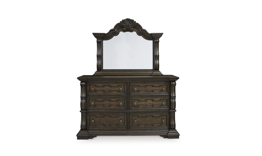 Modern Heritage Maylee 5-Piece Dark Brown Wooden Bedroom Set