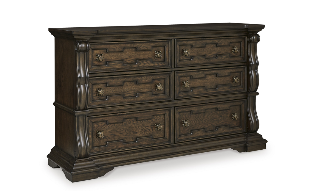 Modern Heritage Maylee 5-Piece Dark Brown Wooden Bedroom Set