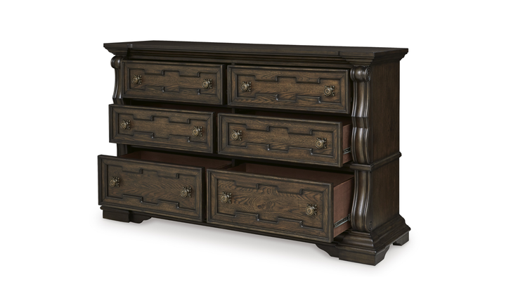 Modern Heritage Maylee 5-Piece Dark Brown Wooden Bedroom Set