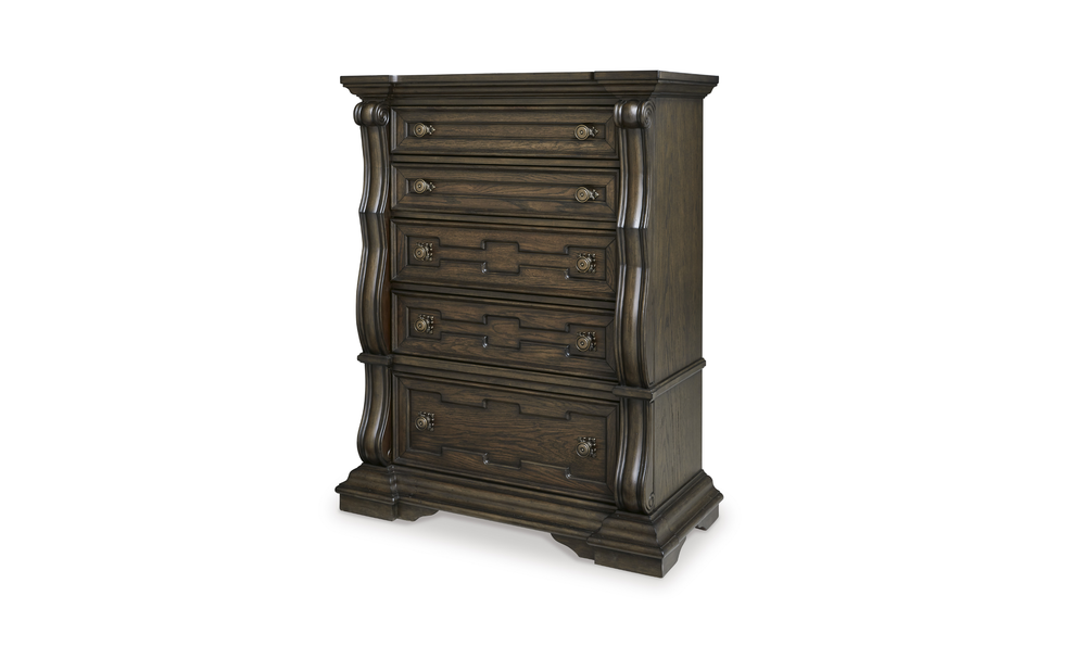 Modern Heritage Maylee Five Drawer Chest-Jennifer Furniture