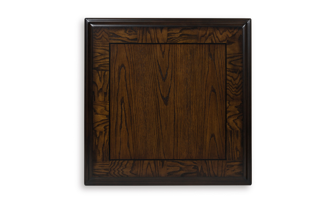 Modern Heritage Maylee Traditional Table Set With Swirl Veneers