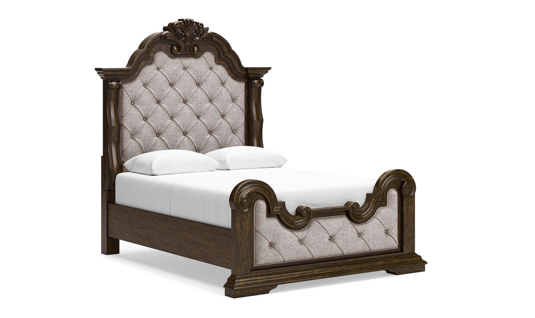 Modern Heritage Maylee Queen Upholstered Bed-Jennifer furniture