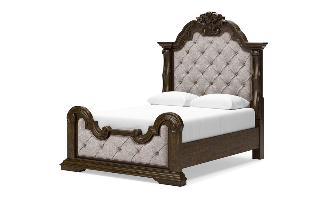 Modern Heritage Maylee Queen Upholstered Bed-Jennifer furniture