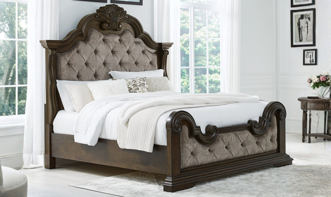 Modern Heritage Maylee Queen Upholstered Bed-jennifer Frniture