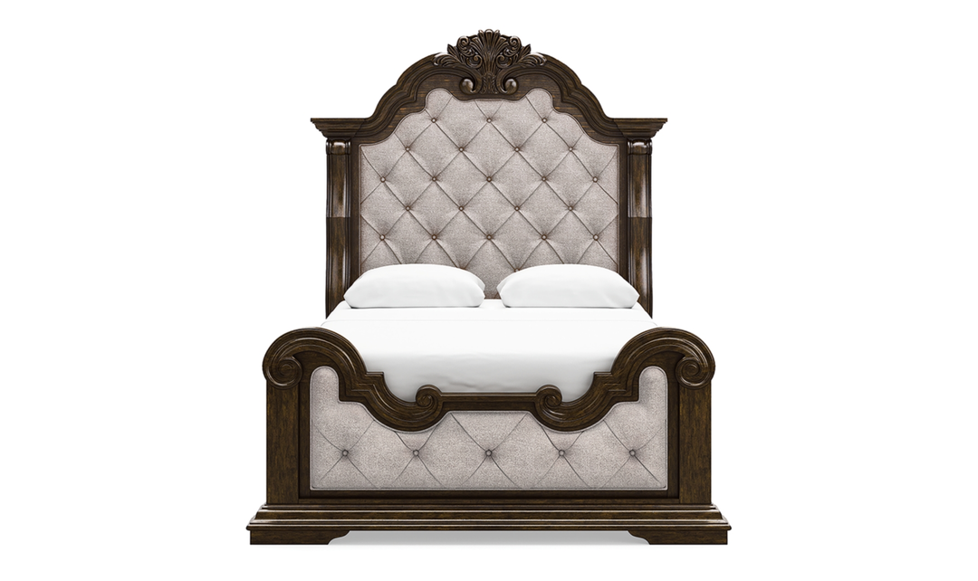 Modern Heritage Maylee Queen Upholstered Bed-Jennifer furniture
