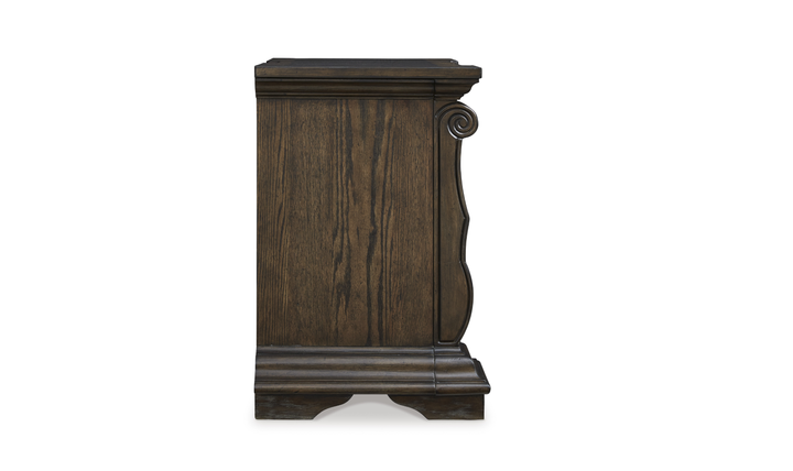 Modern Heritage Maylee Three Drawer Nightstand-Jennifer Furniture