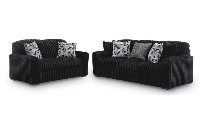 Modern Heritage Midnight-Madness Fabric Living Room Set-Jennifer Furniture