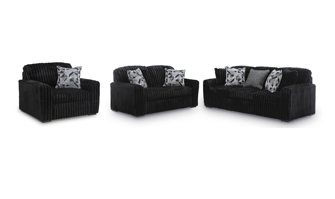Modern Heritage Midnight-Madness Fabric Living Room Set-Jennifer Furniture
